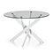 Modern glass dining table